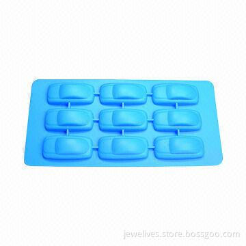 Modern car-shaped silicone ice cube molds